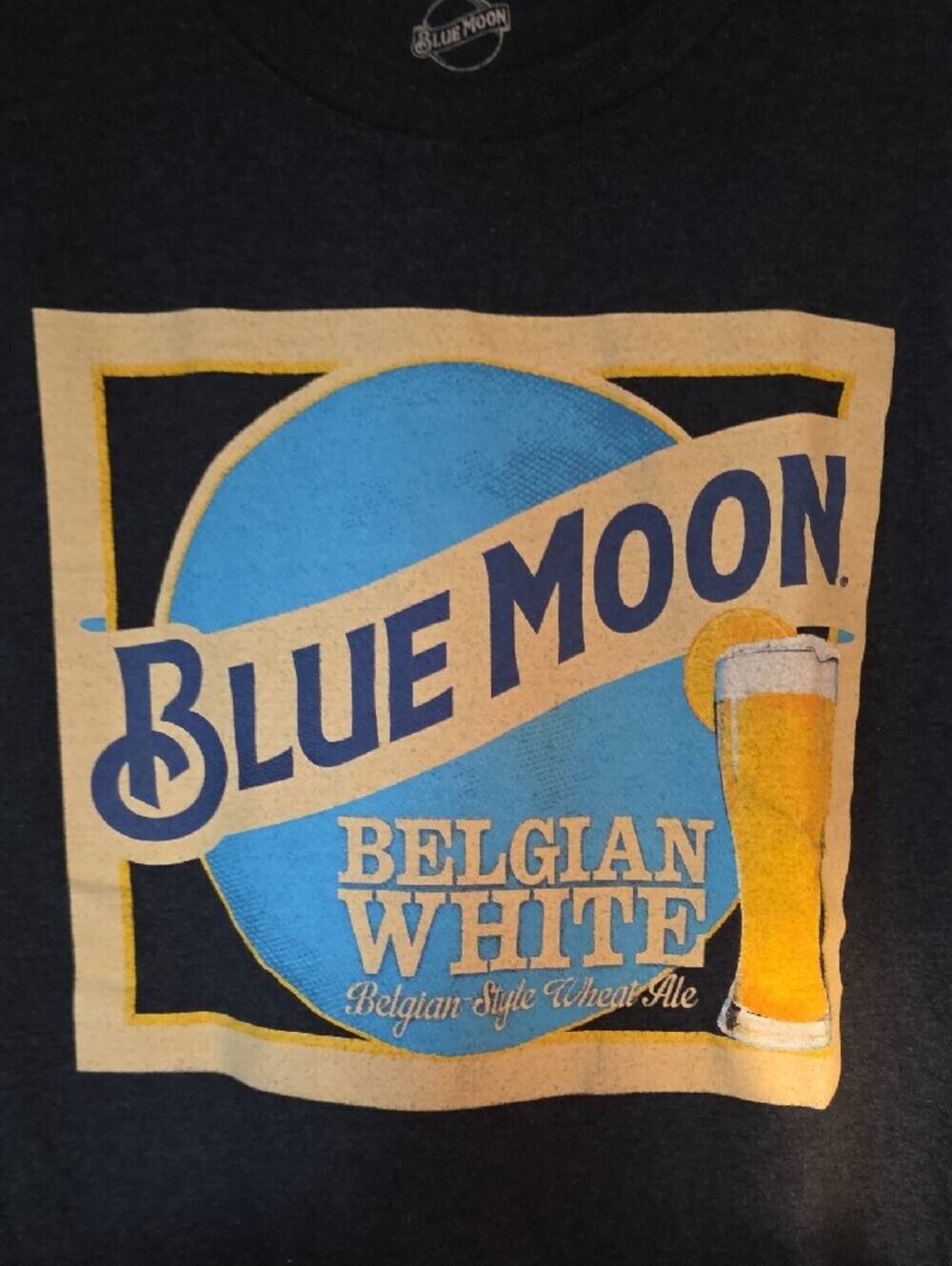 Blue Moon Belgian White Logo Short Sleeve T-Shirt - Navy - Picture 4 of 4